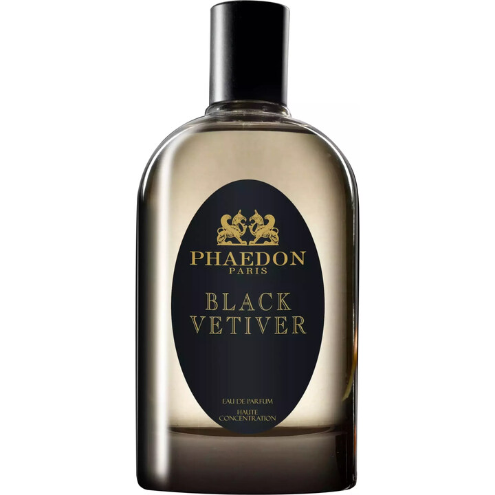 Black Vetiver by Phaedon perfume bottle