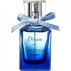Dream in Santorini Greece by the SAEM perfume bottle