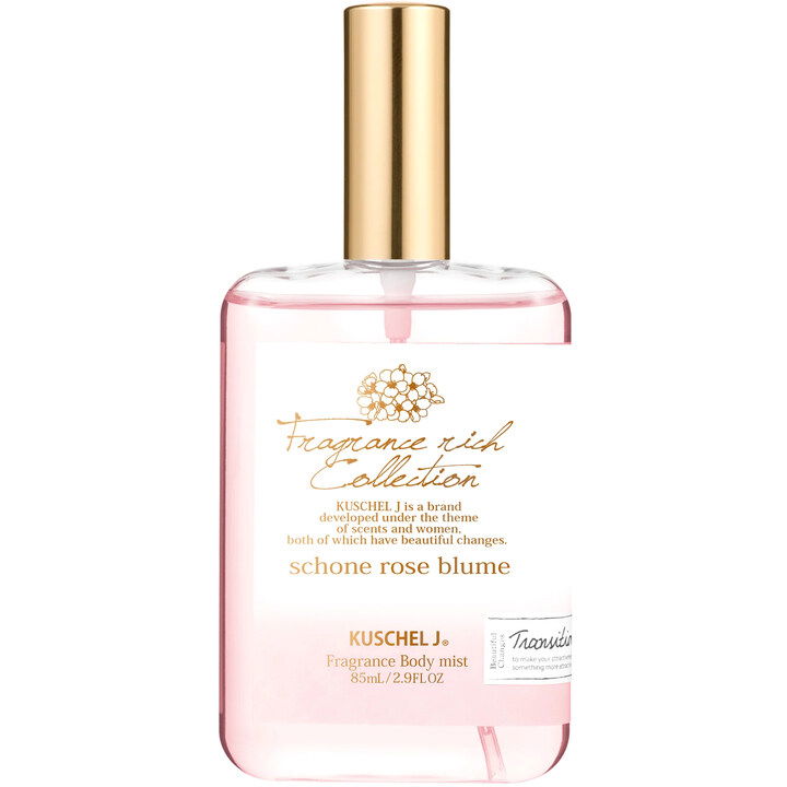 Schone Rose Blume (Body Mist) / シューネ ロザブルーメ by Kuschel J / クシェルヨット perfume bottle
