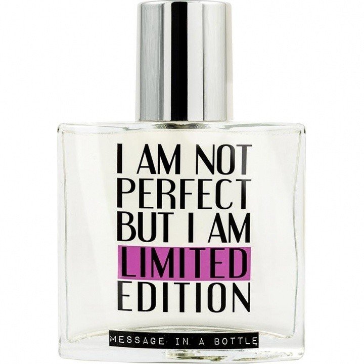 Message in a Bottle - I Am Not Perfect But I Am Limited Edition by PUSH perfume bottle