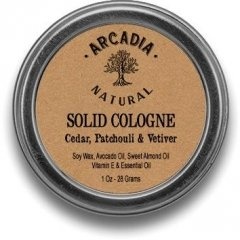 Cedar, Patchouli & Vetiver by Arcadia Natural perfume bottle