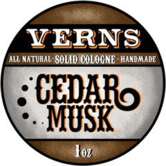 Cedar Musk by Verns perfume bottle