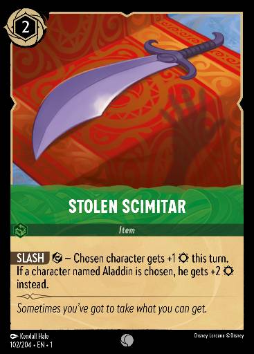 Stolen Scimitar 102