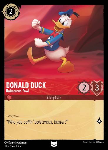 Donald Duck - Boisterous Fowl 108