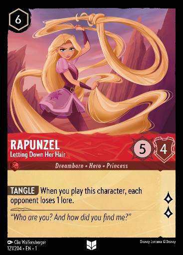 Rapunzel - Letting Down Her Hair 121