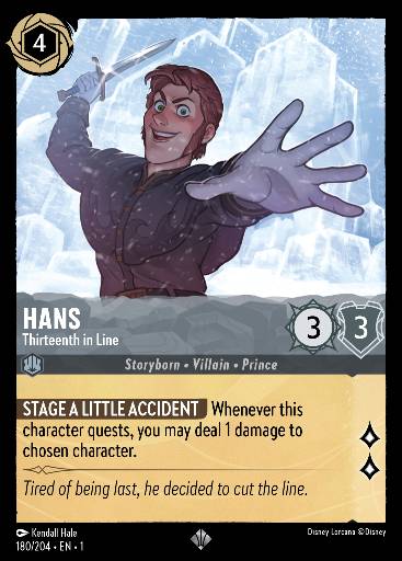 Hans - Thirteenth in Line 180