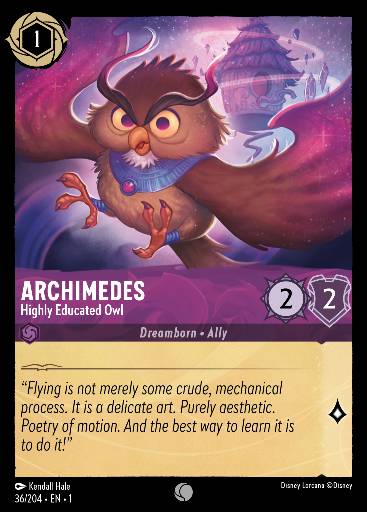 Archimedes - Highly Educated Owl 36
