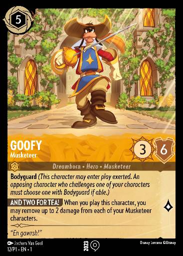Goofy - Musketeer 12/P1