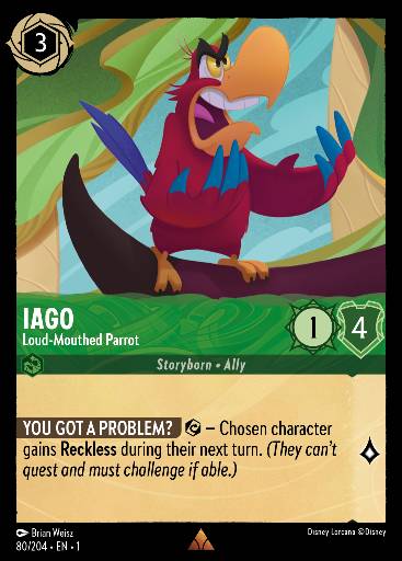 Iago - Loud-Mouthed Parrot 80