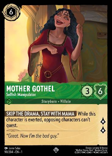 Mother Gothel - Selfish Manipulator 90