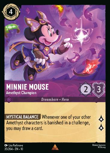 Minnie Mouse - Amethyst Champion 35/204