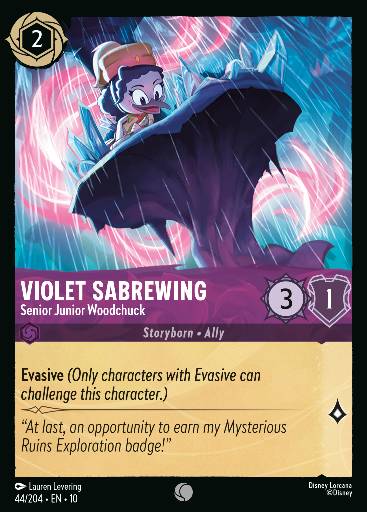 Violet Sabrewing - Senior Junior Woodchuck 44