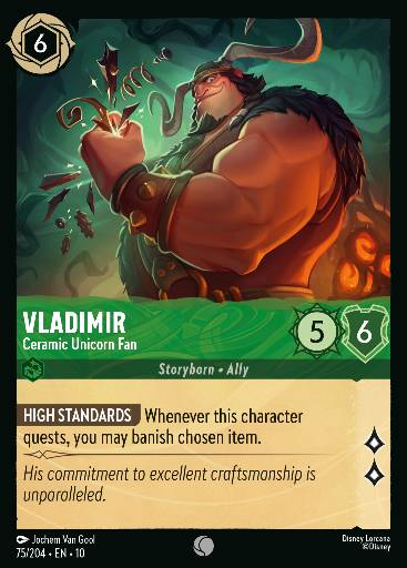 Vladimir - Ceramic Unicorn Fan 75