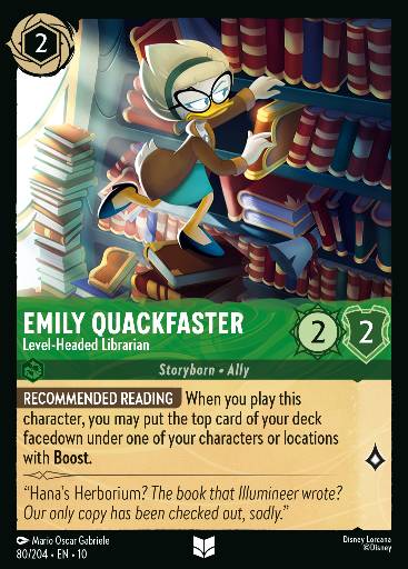 Emily Quackfaster - Level-Headed Librarian 80