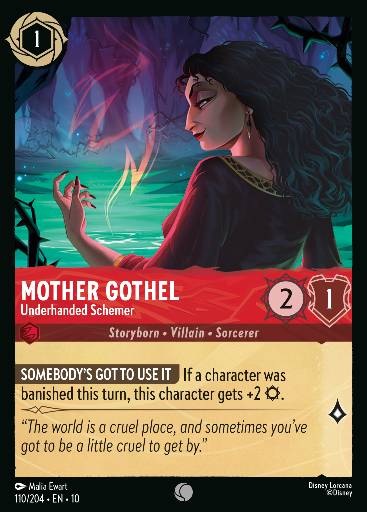 Mother Gothel - Underhanded Schemer 110/204