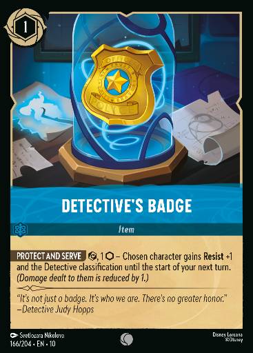 Detective's Badge 166