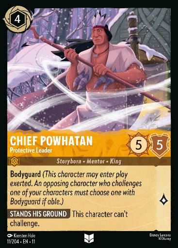 Chief Powhatan - Protective Leader 11/204