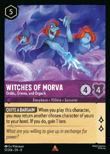 Witches of Morva - Orddu, Orwen, and Orgoch 57/204