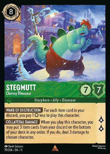 Stegmutt - Clumsy Dinosaur 79/204