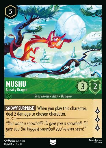 Mushu - Sneaky Dragon 82/204