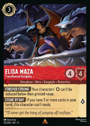 Elisa Maza - Transformed Gargoyle 112