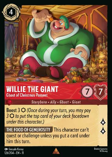 Willie the Giant - Ghost of Christmas Present 126