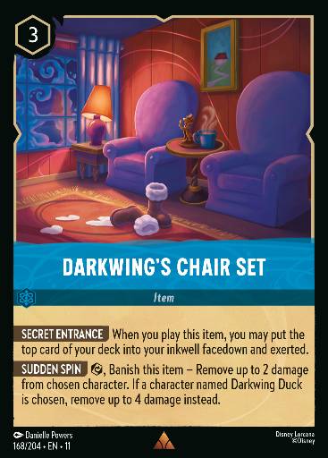 Darkwing's Chair Set 168
