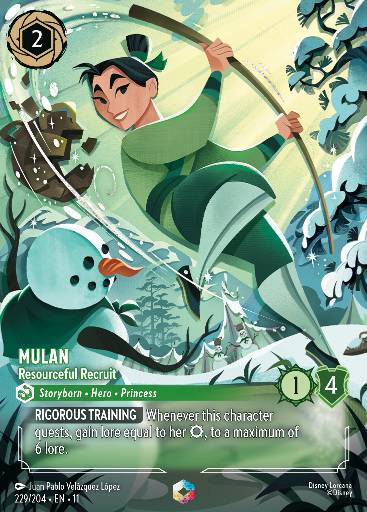 Mulan - Resourceful Recruit 229/204