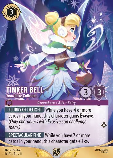 Tinker Bell - Snowflake Collector 34/P3
