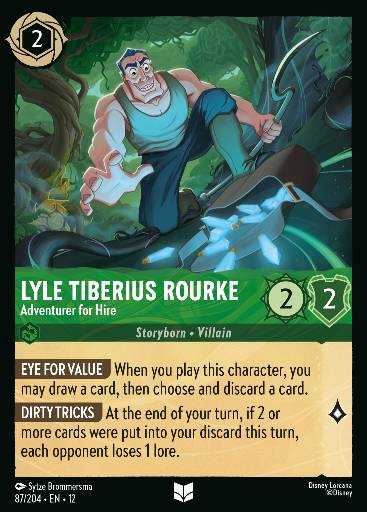 Lyle Tiberius Rourke - Adventurer for Hire 87/204