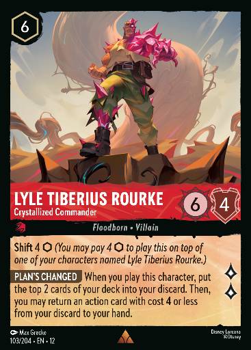 Lyle Tiberius Rourke - Crystallized Commander 103