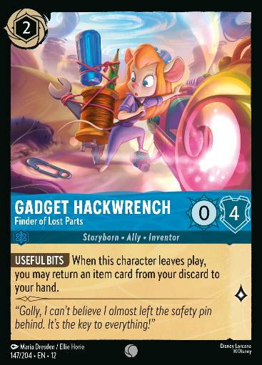 Gadget Hackwrench - Finder of Lost Parts 147