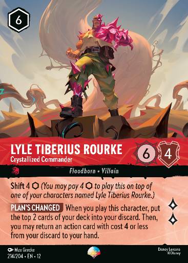 Lyle Tiberius Rourke - Crystallized Commander 214