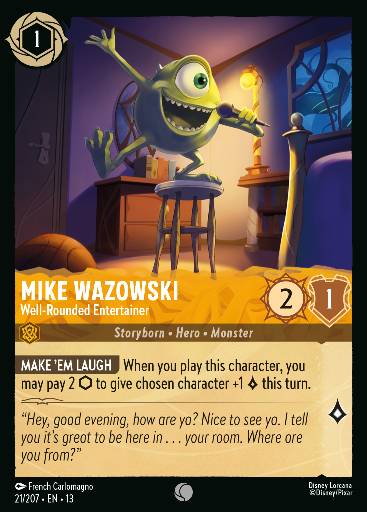 Mike Wazowski - Well-Rounded Entertainer 21/207