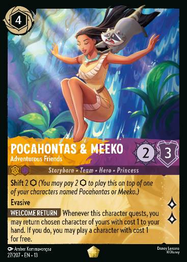 Pocahontas & Meeko - Adventurous Friends 27/207