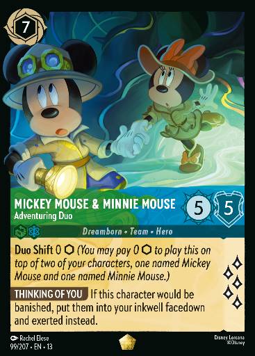 Mickey Mouse & Minnie Mouse - Adventuring Duo 99