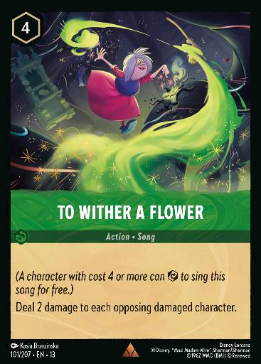 To Wither a Flower 101