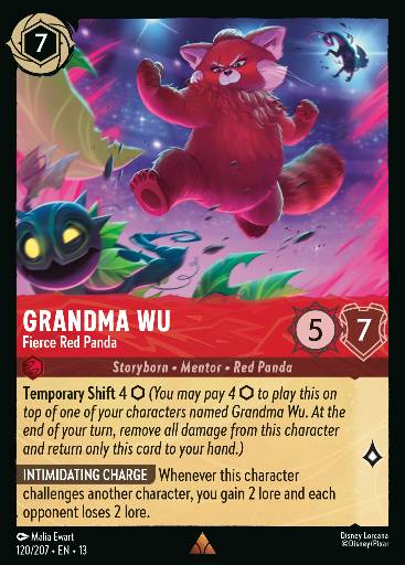 Grandma Wu - Fierce Red Panda 120/207