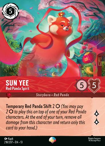Sun Yee - Red Panda Spirit 218