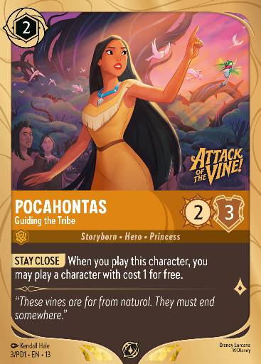 Pocahontas - Guiding the Tribe 3/PD1