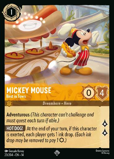 Mickey Mouse - Best in Town 23/204
