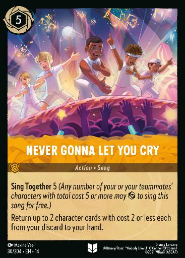 Never Gonna Let You Cry 30