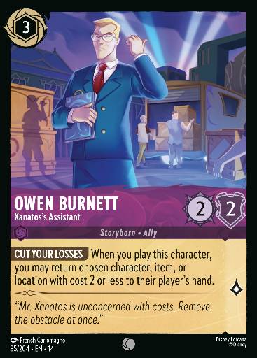 Owen Burnett - Xanatos's Assistant 35/204