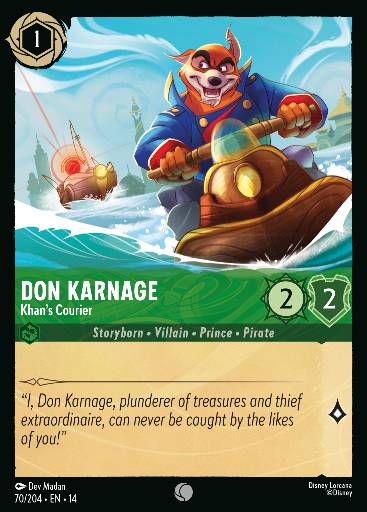 Don Karnage - Khan's Courier 70