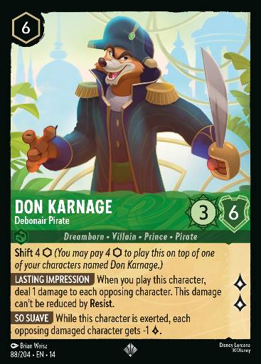 Don Karnage - Debonair Pirate 88