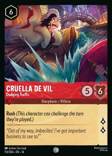 Cruella De Vil - Dodging Traffic 113