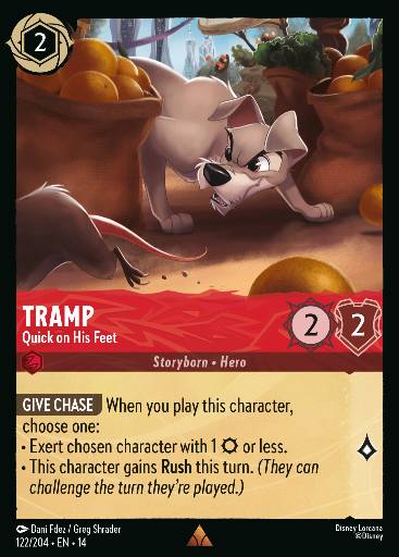 Tramp - Quick on His Feet 122