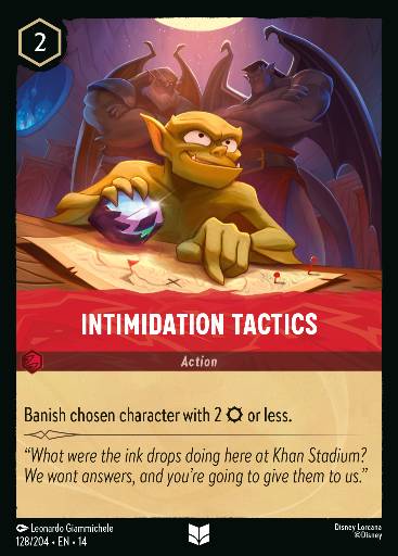 Intimidation Tactics 128
