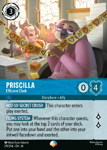 Priscilla - Efficient Clerk 219