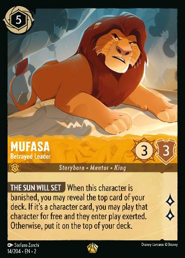 Mufasa - Betrayed Leader 14/204